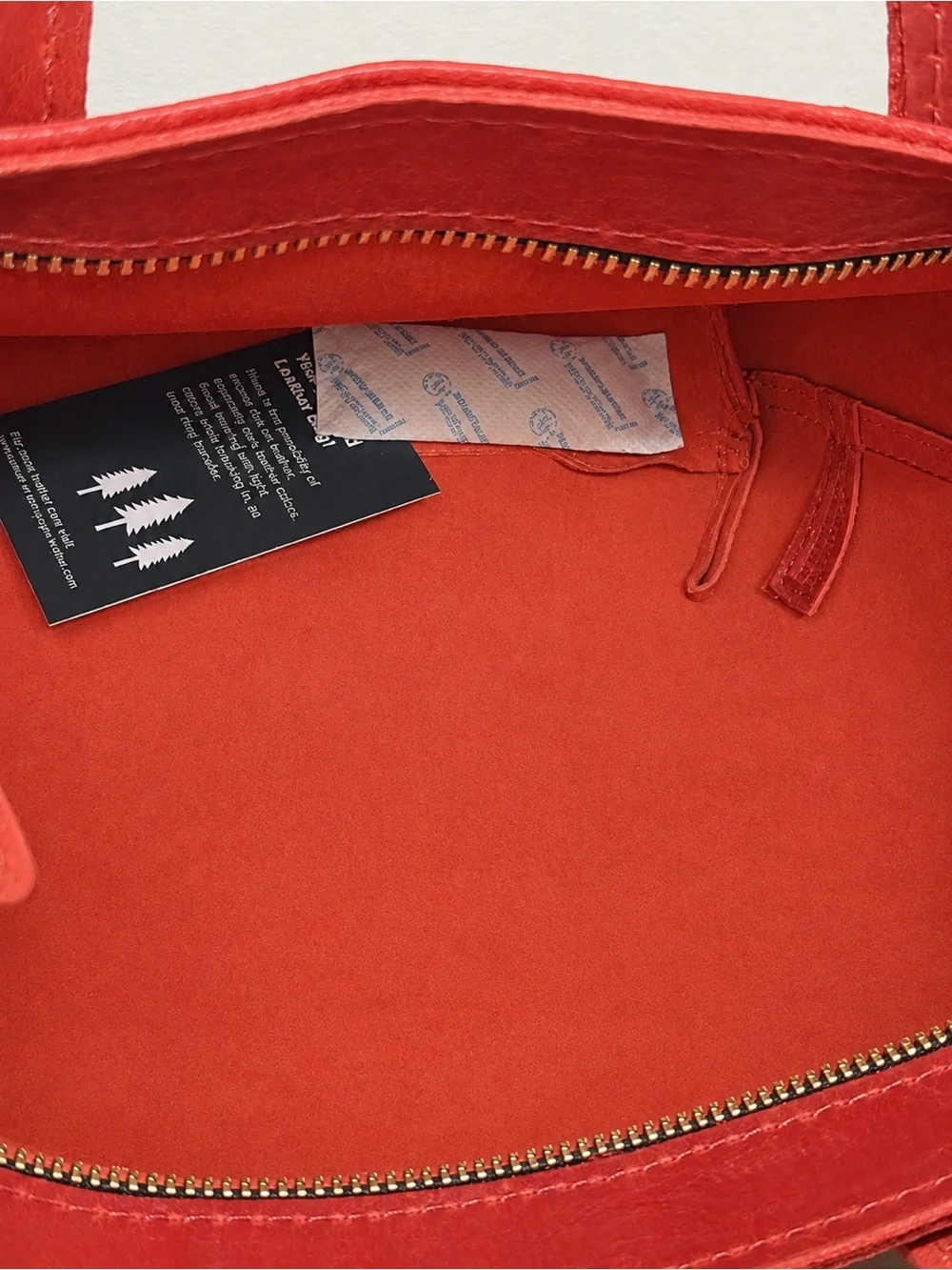 Portland Leather Mini Crossbody Zip Leather Tote